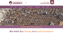 Desktop Screenshot of goldstandardhoney.com